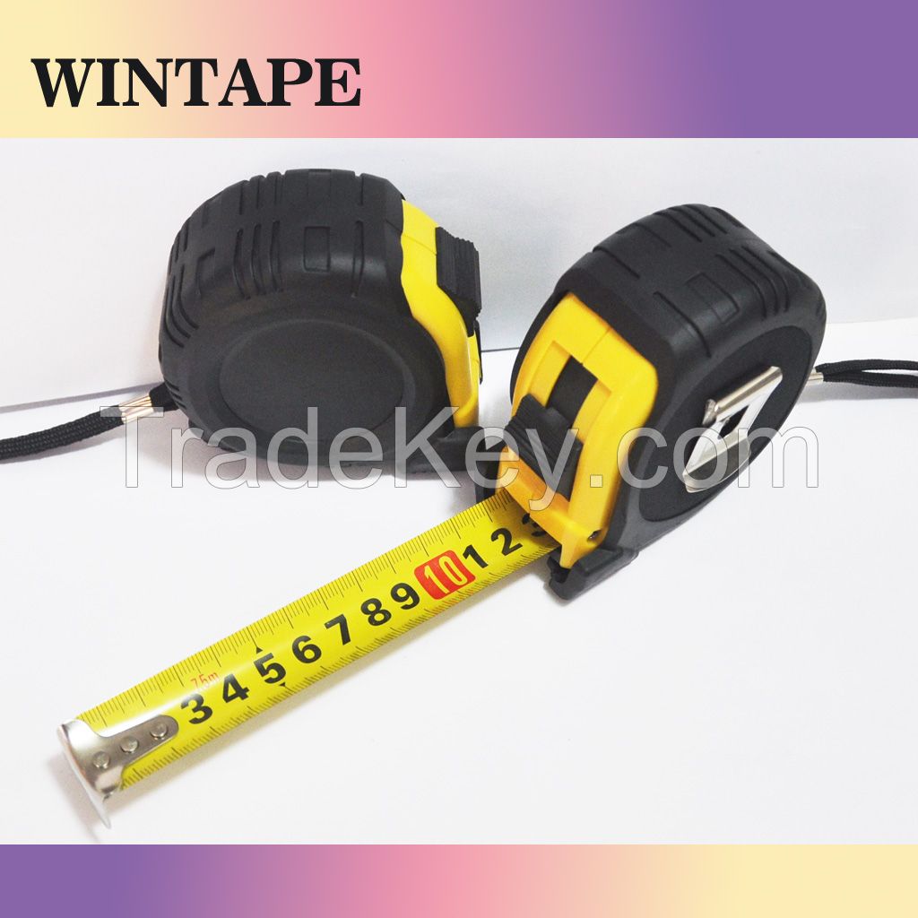 Rubber cover steel measuring tape