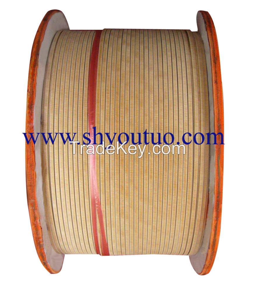 FIBERGLASS COVERED ALUMINUM WIRE