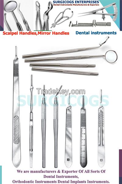 Scalpel Handle Mirror Handles