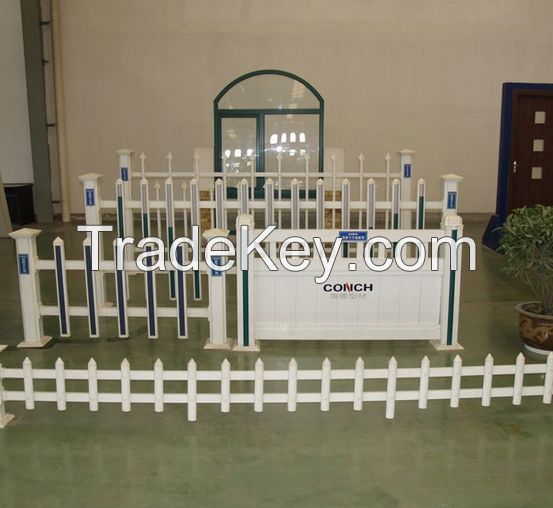 export high quality Conch PVC/UPVC Garden Fence