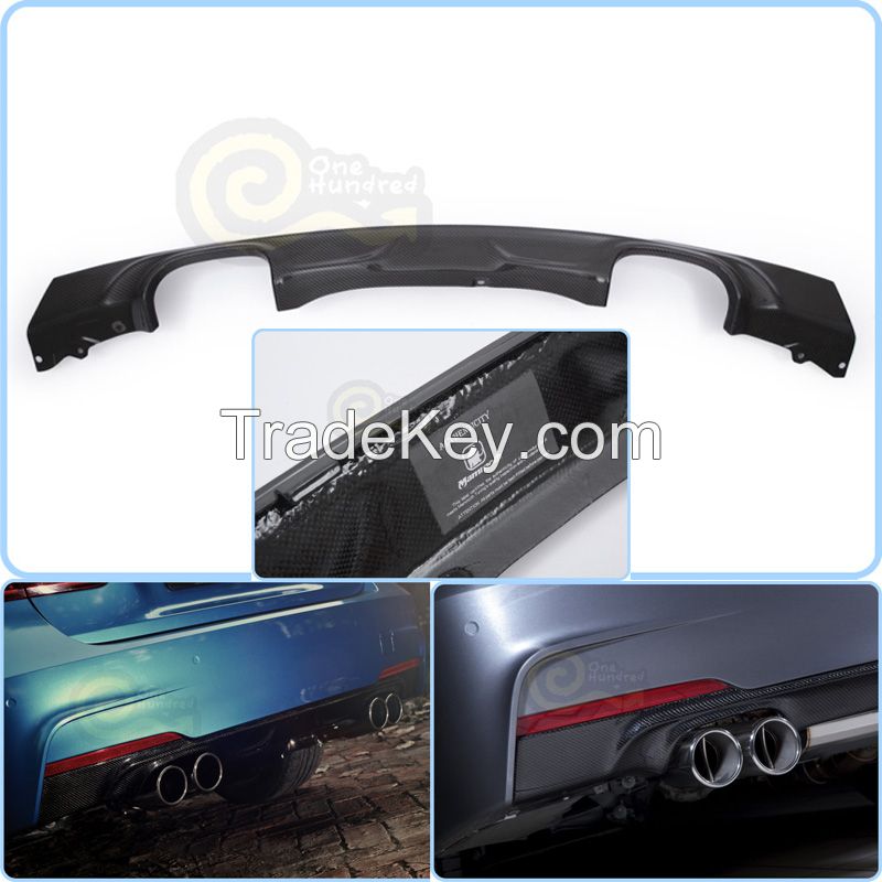 Mammoth carbon fiber rear diffuser for  F30 M-tech