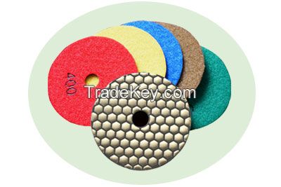 Dry polishing pads