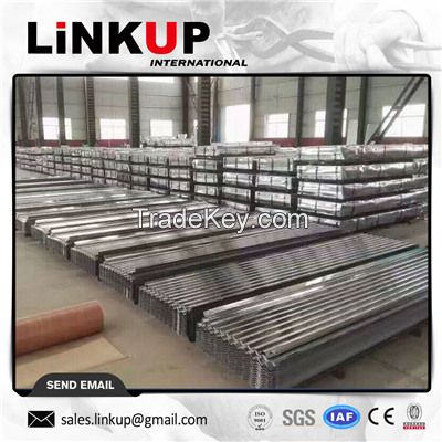 Galvanized corrugated roofing sheets