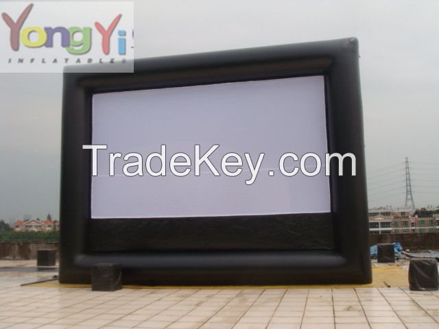 2015 Hot Sell China Commercial Inflatable Movie Screen / PVC Advertising Movie Screen