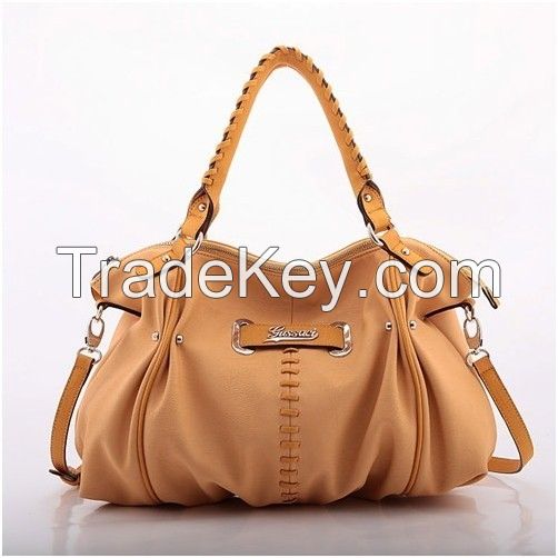 2015SS high quality hkaki pu two way use handbag