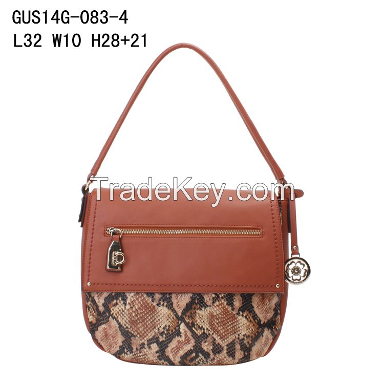 2015AW trendy style snake pu crossbody bag