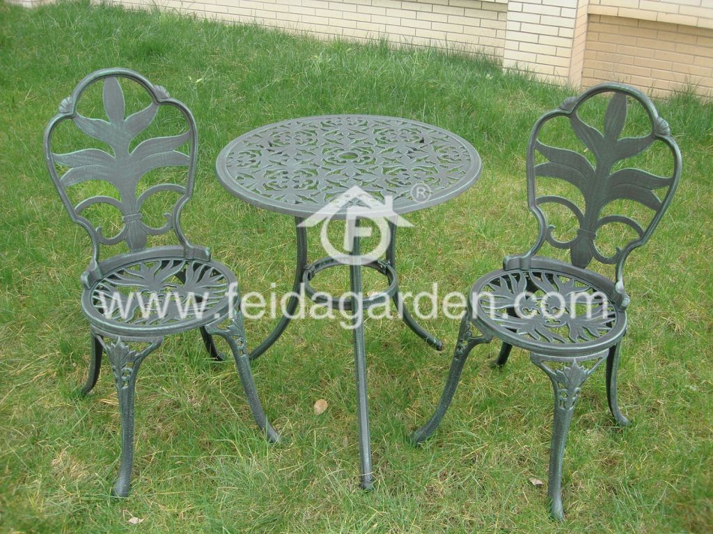 Bistro table chair 3 pcs set