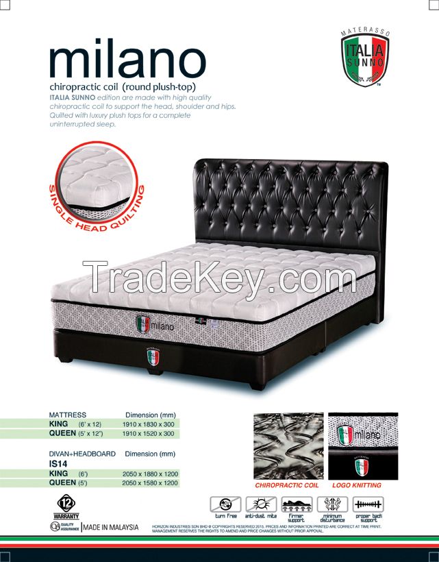 Mattress - ITALIA SUNNO - Model: MILANO