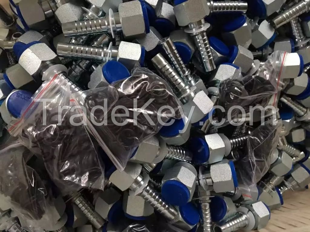 BSP / JIC / JIS / Metric standard hydraulic rubber hose fitting Ferrule