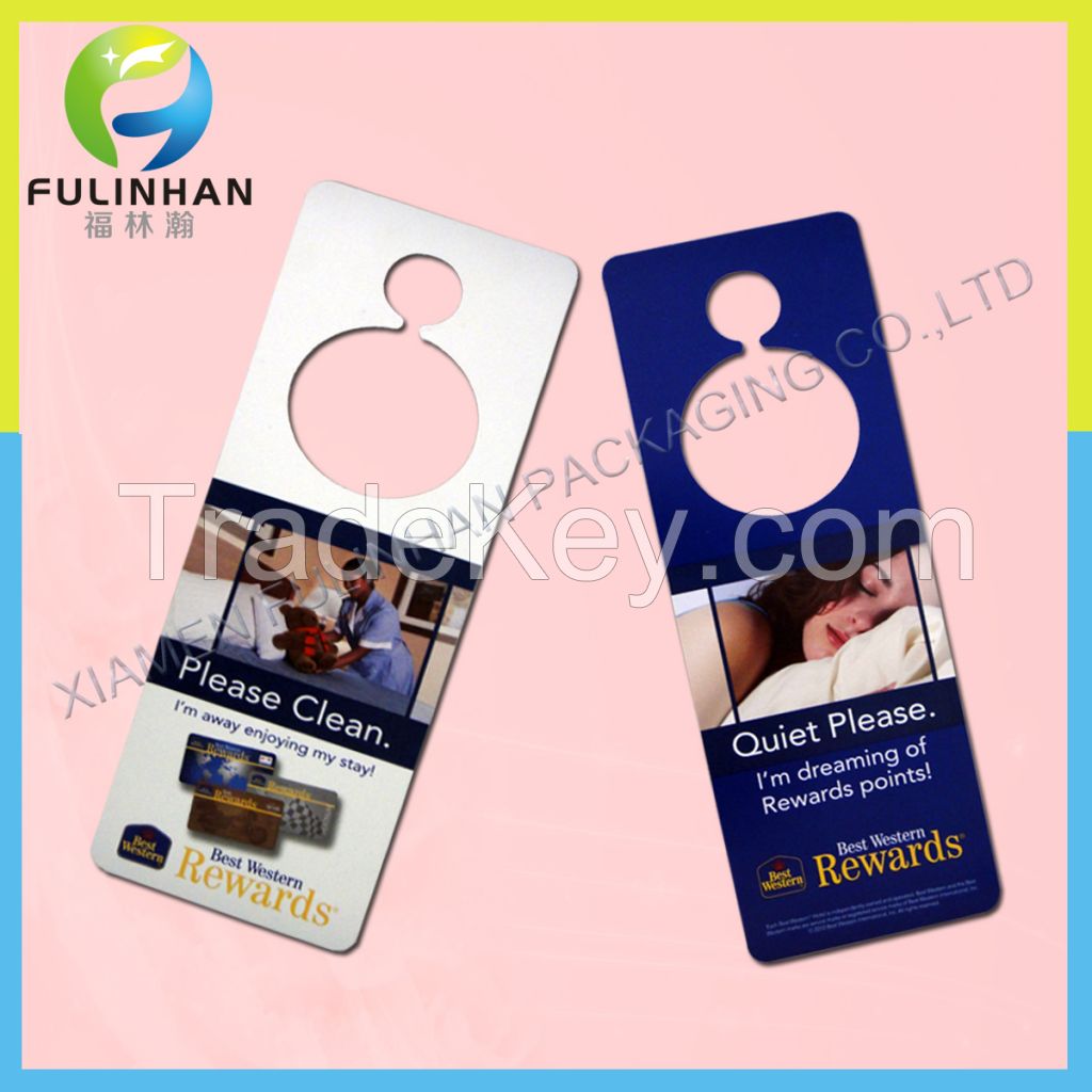 High Quality door Hanger Printing for hotel