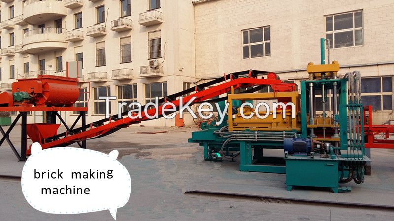 hydraulic concrete hollow block production line