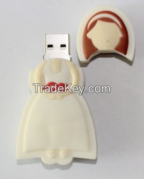 Promotional gift cartoon character USB flash drive supplier China