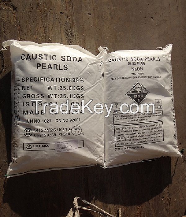 Caustic Soda Pearls 99%, Sodium Hydroxide, Sodium Hydrate