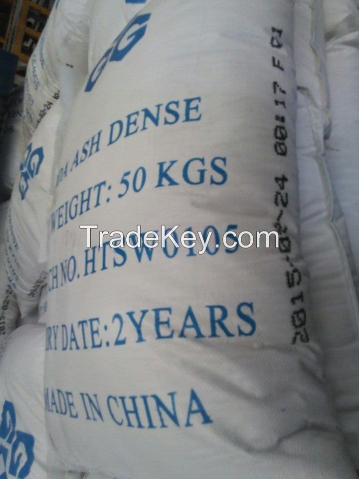 Chinese Sodium Carbonate, Soda Ash Dense 99.2% with top quality