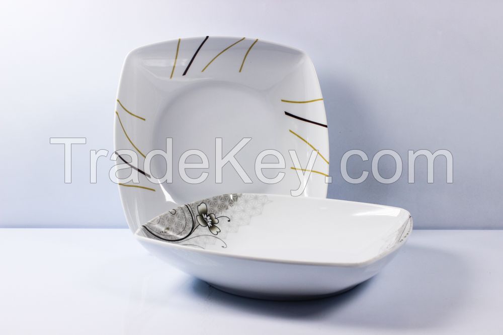 8'' saquare melamine bowl