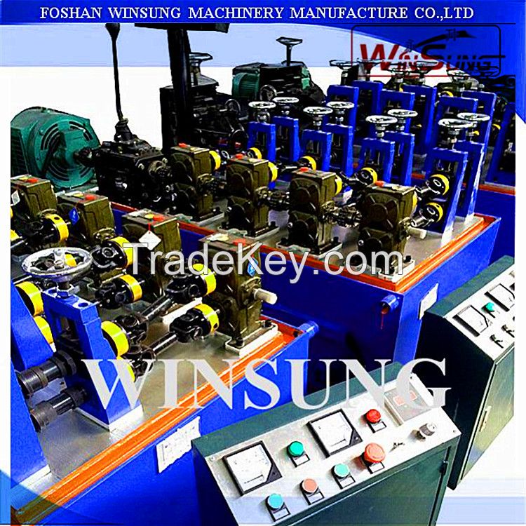 foshan high efficient metal automatic steel pipe tube making machine