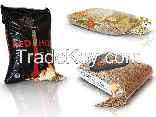 Wood Pellets - REDHOT, VULCAN, ECOLine