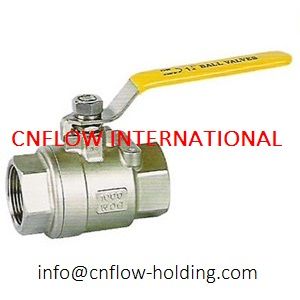 SS thread ball valve