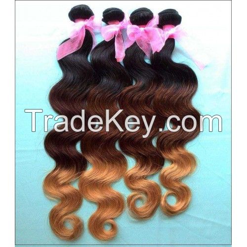 Brazilian hair extension-Ombre hair-Hair -extension-Body wave