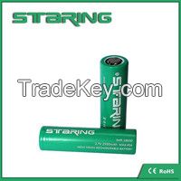 High Quality 45a 18650 Battery 3.7V 2500mAh Rechargeable 18650 Li-ion Battery From Staring