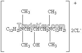 Surfactant fungicide didodecyl dimethyl-diquaternium salt