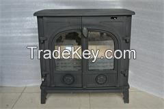 Double Doors Cast Iron Wood Stove