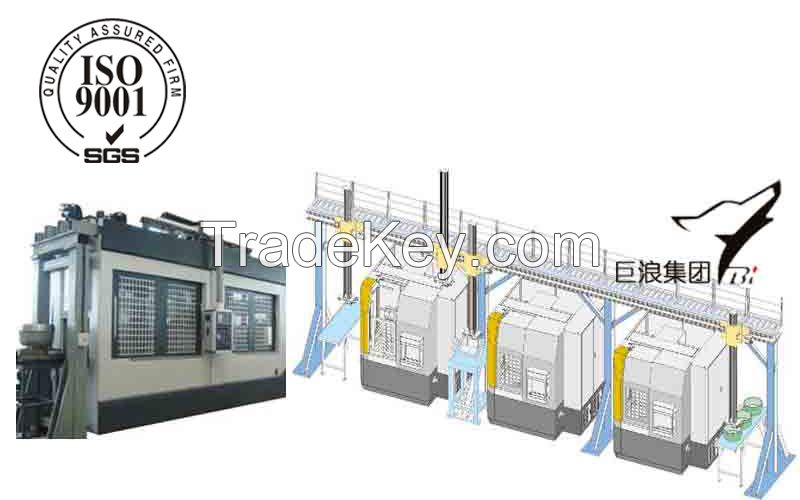 Inverted vertical CNC lathe