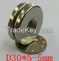 Customized Sintered NdFeB Rare Earth Neodymium Permanent Strong Cheap Hole Magnets With Best Quality