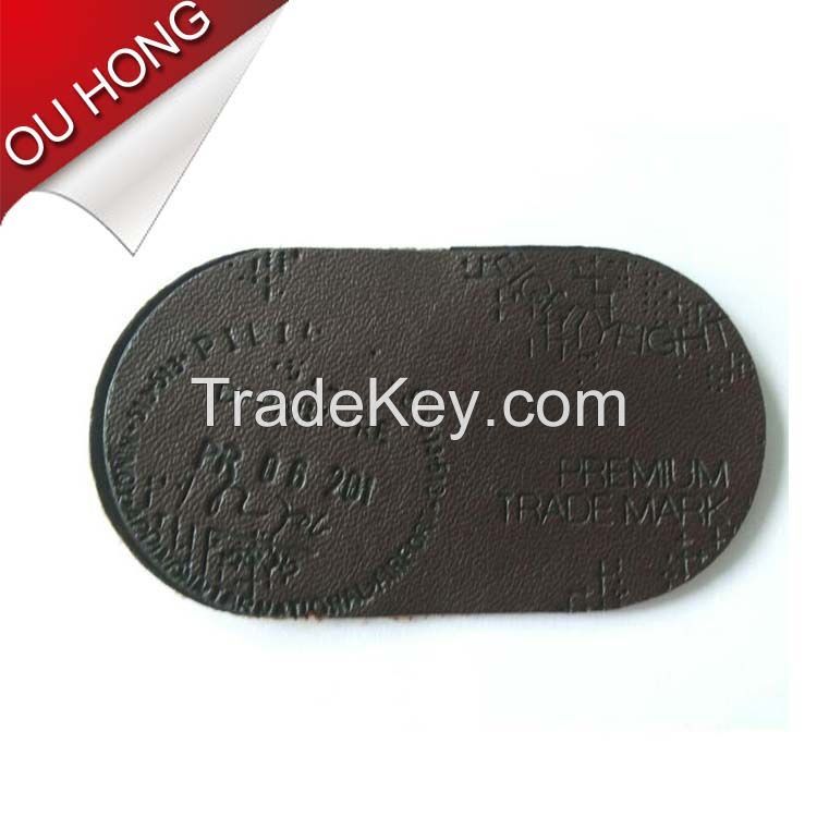 Fashion Custom Jeans Leather Label Patch