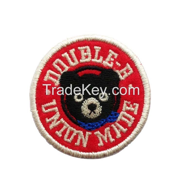 China Made Custom Cheap Embroidery Patch Embroidery Badge for Clothes