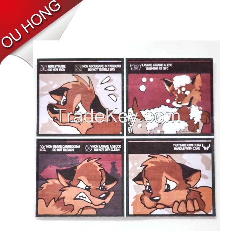 Best Clothing Accessories Supplier Custom Washing Care Label