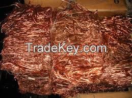 Copper Wire Mill berry Scrap 99.99% Purity for Sale