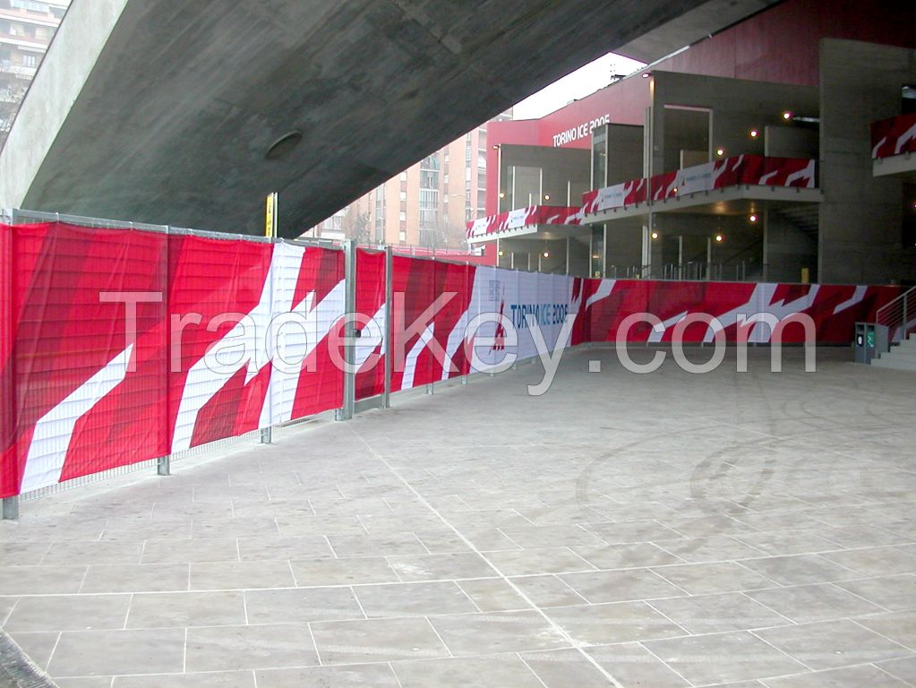 Fence banner , fence flag, fence wrap, 