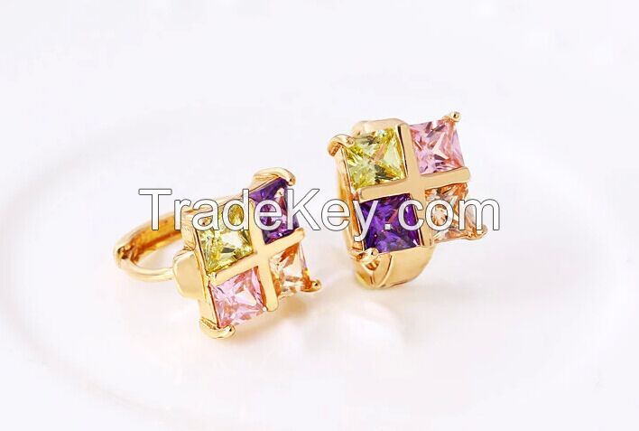 18k gold plated earring with cheap price