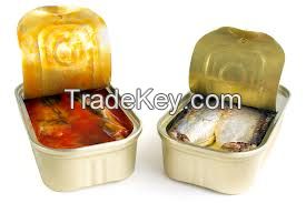 Canned sardines