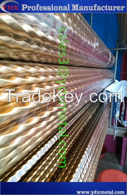 titanium thread stainless steel pipes/ titanize thread steel pipe