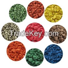 EPDM Rubber Crumbs, Colorful EPDM Rubber Granules, Rubber Powder/Rubber Crumbs