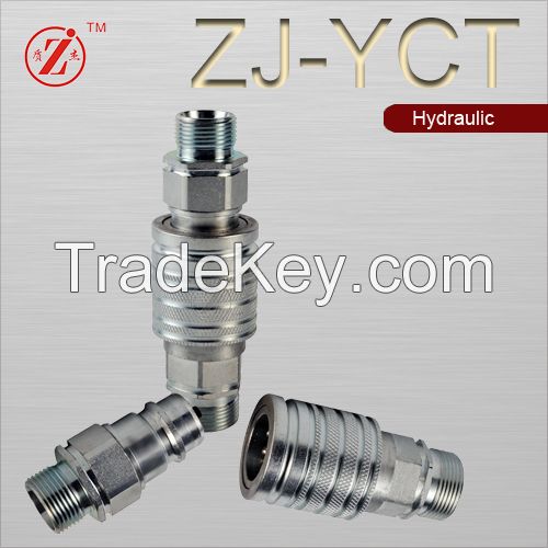 ZJ-YCT Agricultural push and pull type hydraulic quick coupling