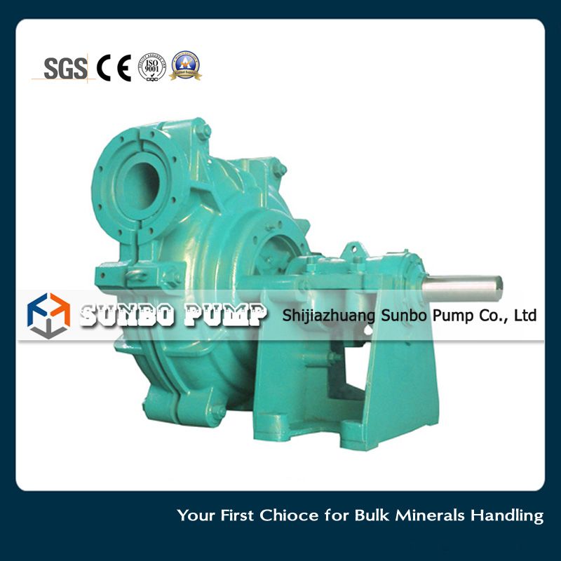 Anti-Corrosive Rubber Lined Horizontal Centrifugal Slurry Pump 75HS