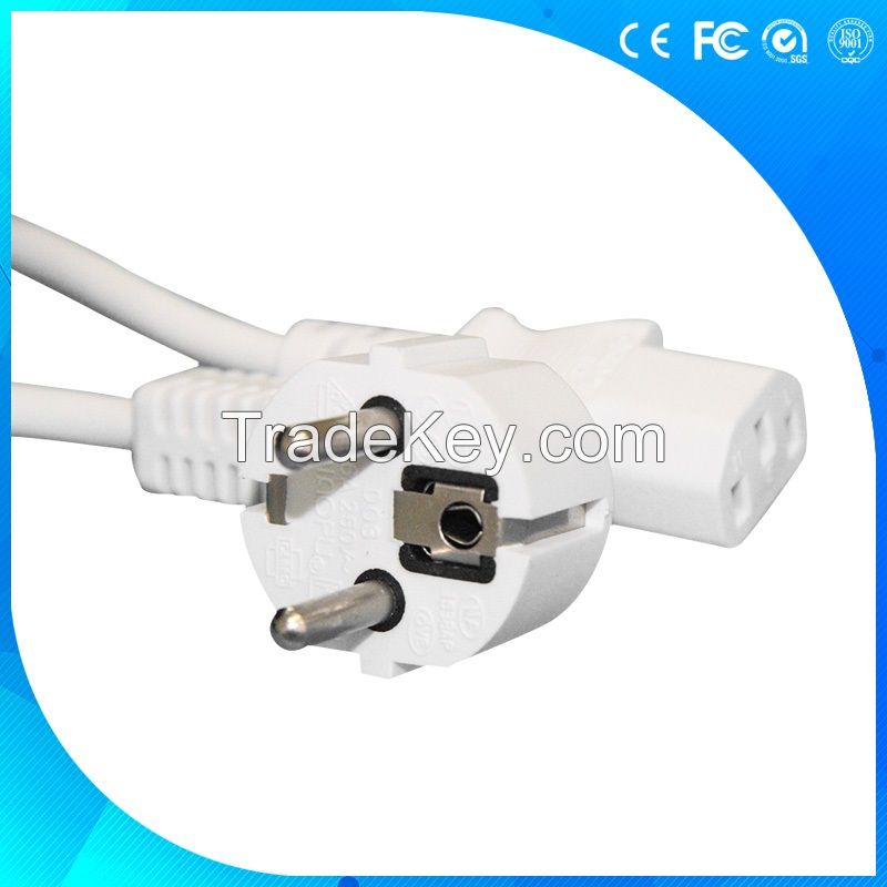 3 pin European power cords D03