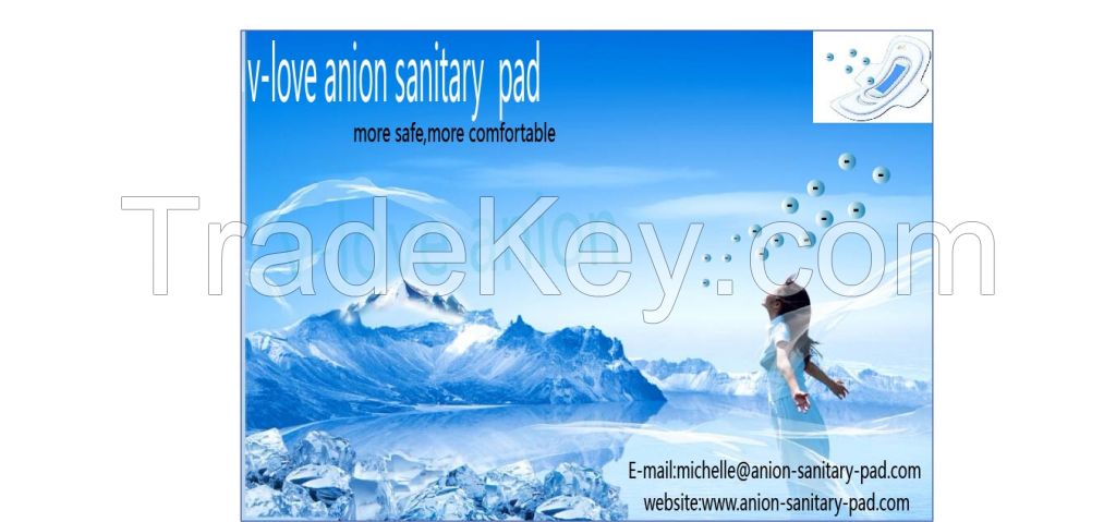 absorb odor  oem anion sanitary pad factory