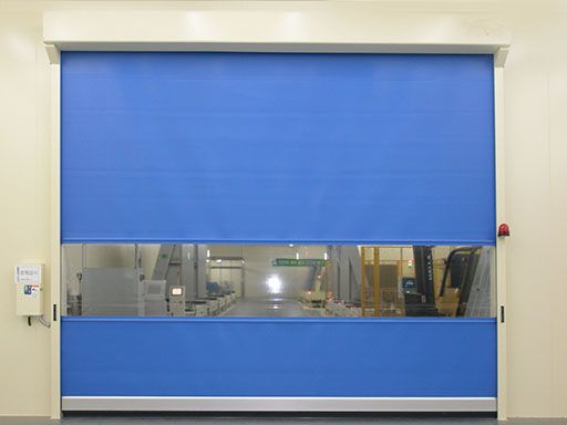 Industrial high speed automatic doors (roll-up doors)