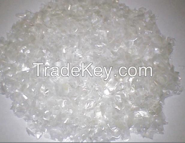 White PET bottles flakes Scrap