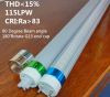 4ft 80 Degree Beam angle led tube lighting with 180 degree rotate G13 end cap