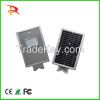 led parking lot lighting gas station led canopy lights CE ROHS 12W LED solar all in one led street light