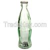 clear small glass bottle for cola/glass juice bottles