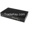 6 ports Gigabit Ethernet Switch with 2 fiber 4 Ethernet