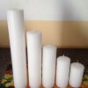 Paraffin wax refined white candle