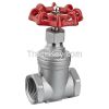 SS304 female thread gate valve, 1/2"