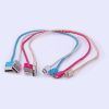 1M nylon braided micro-USB cable data sync charging cable for mobile phones